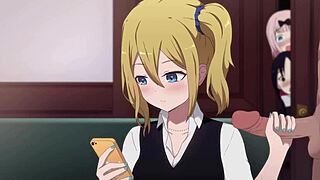 ai hayasaka gives a handjob