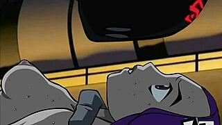 Zone Ravens gets deflowered and impregnated by Slade in cartoon