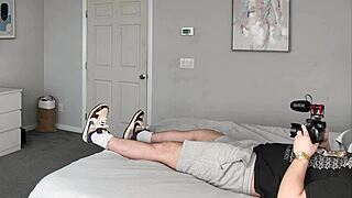 Busty brunette gets fucked behind the scenes - Lindsay Lee!