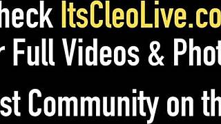 cam cutie cleo gets strapon fucked by cadence luxxx