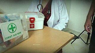 doctor satisfies pussy with patient dick