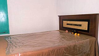 nilmini sheron and dushantha don deep anal play with toys in oiled bath