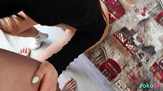 Husband's friend fucks me in various positions with big cock