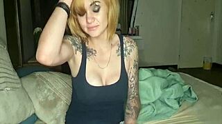 Hot Foxy Girl STRIPS And MASTURBATES For The FIRST TIME On Camera PERFECT TITS