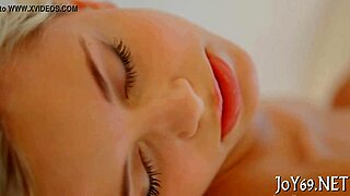 teen cutie in a softcore session with dildo and fingering