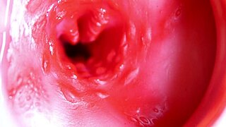 A big red cock inside a juicy hole can give sperm at any moment