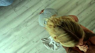 step sis confronted me as soon as i got out of the shower - i want you to cum all over me