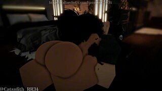 Roughly Fucking Her Tight Ass In Intense Session