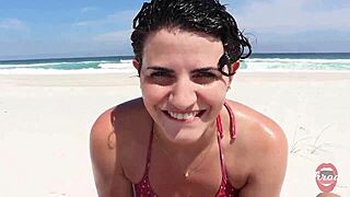 did that slut really give me a blowjob on the beach in front of the bathers?