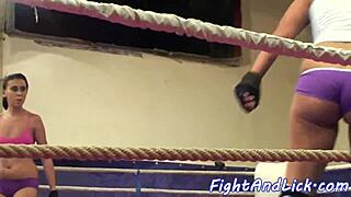 Wild Eurobabes Having Intense Fight