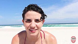 did that slut really give me a blowjob on the beach in front of the bathers?