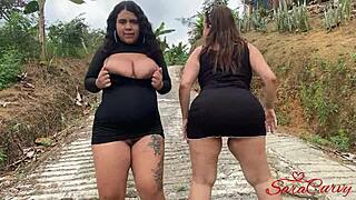 mi hijastra y yo nos ponemos traviesas en el supermercado