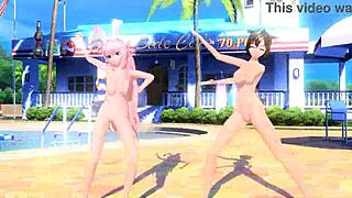 megurine luka meiko full nude mod