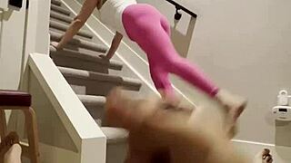 Dickflash Fitness Girl Domination Meet Her On Gym Steps