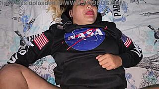 I just gave my blonde latina a hot cumshot