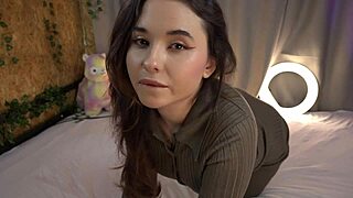 the most flexible girl licks her own pussy and squirts