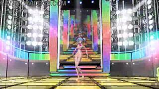 Hatsune Miku in Nude Bunny Costume from Vocaloid Project Diva Mod