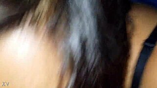 Ebony Blowjob in the Car!