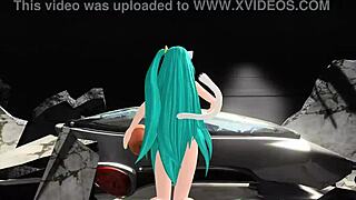 Hatsune Miku Nude Mod in Cat Costume for Project Diva