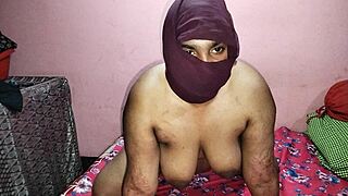 Make-Up Guy Works on Hot Indian Model Client at Home