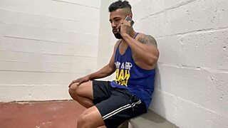 Emotional turmoil watching coworker fuck wife in locker room