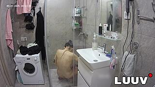 Luuv Tattooed Alice Prepares In Shower For Evening Reality Show