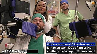 Doctor Forces Freshman Melany Lopez to Orgasm with Hitachi in Tampa Hospital!