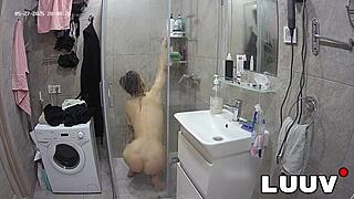 Luuv Tattooed Alice Prepares In Shower For Evening Reality Show