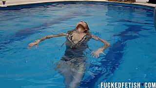 ashlee rose romantic underwater silver dress slow version