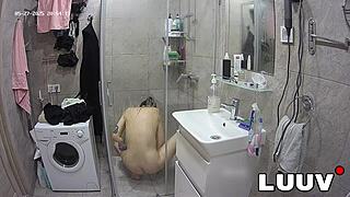 Luuv Tattooed Alice Prepares In Shower For Evening Reality Show