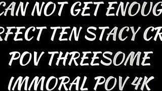 stacy cruz gets double creampie from charlie's ten-inchers