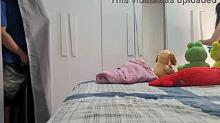 Stepsister Helps Stepbrother