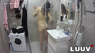 Luuv Tattooed Alice Prepares In Shower For Evening Reality Show