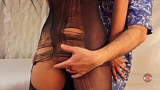 ripped pantyhose fetish encounter