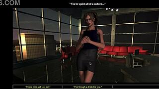 Office party ends with Sophie in playful scenario