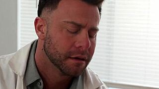 Natural busty blonde slut gets horny and fucks her doctor in front of her cucked hubby - Seth Gamble Laney Grey