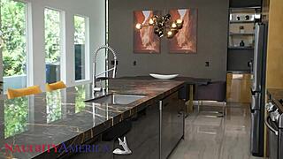 Cheating Blonde Doesn't Have To Go Far For Cock