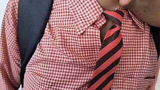 Hot Desi Schoolgirl's Tight Pussy Fucked with Dirty Hindi Talk.