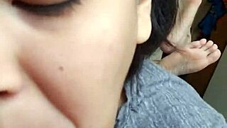 native american blowjob... cute couple with big cock and tits, dirty feet fetish, huge mouthful swallow