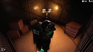 That Big Cock Is Trying To Fuck Me, But I'm Escaping!