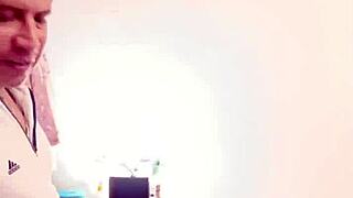 Opening girlfriend's ass first time, creampie.