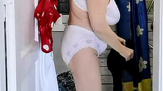 granny maria peeps in toilet then gives evening joi fun