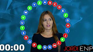 Myss Alessandra tries her best at my sexy game parody - if she's lucky, she'll get the big prize!