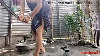 i share my village wife outdoor fuck with husband friend official video by localsex31