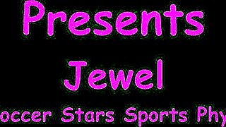 Jewel the soccer star has sports physical