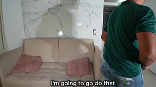 My stepbrother caught me masturbating and i end up tasting his cock - melany latina 😘