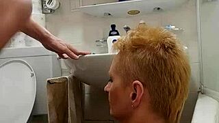 I am Sandra, a German milf whore, rimming and licking ass