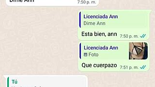 mature woman gets excited during online chat