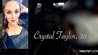 Milf Crystal Taylor's First Camera Fuck with Real Orgasm
