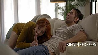 Step mom touches herself caught in masturbation